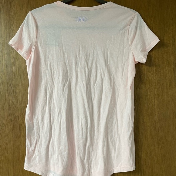 Under Armour girl’s size large pink graphic tee - Picture 5 of 6